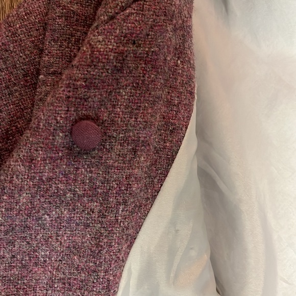 Cleo of Dublin Ireland Lavender Open Wool Long Jacket  with Pockets OS - Picture 6 of 8